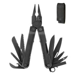 Leatherman Rebar Black Multi-Tool With Black MOLLE Sheath
