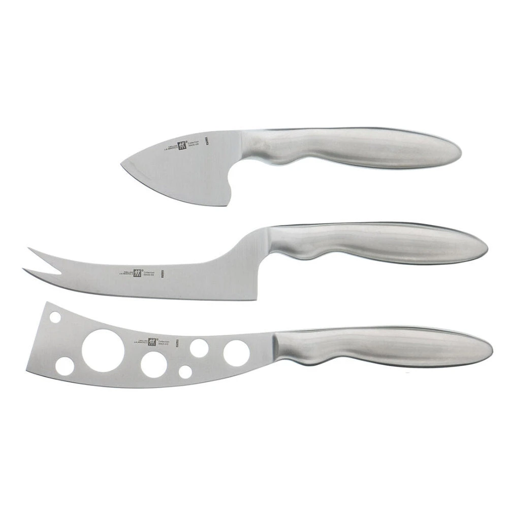 TWIN Stainless Steel 3-Piece Cheese Knife Set By Zwilling J.A. Henckels