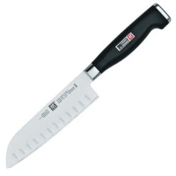 Zwilling TWIN Four Star II 5" Santoku Hollow Edge Knife