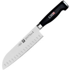 Zwilling TWIN Four Star II 7" Santoku Hollow Edge Knife