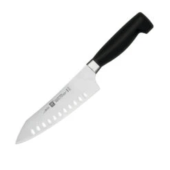Zwilling TWIN Four Star 7" Hollow Edge Rocking Santoku Knife