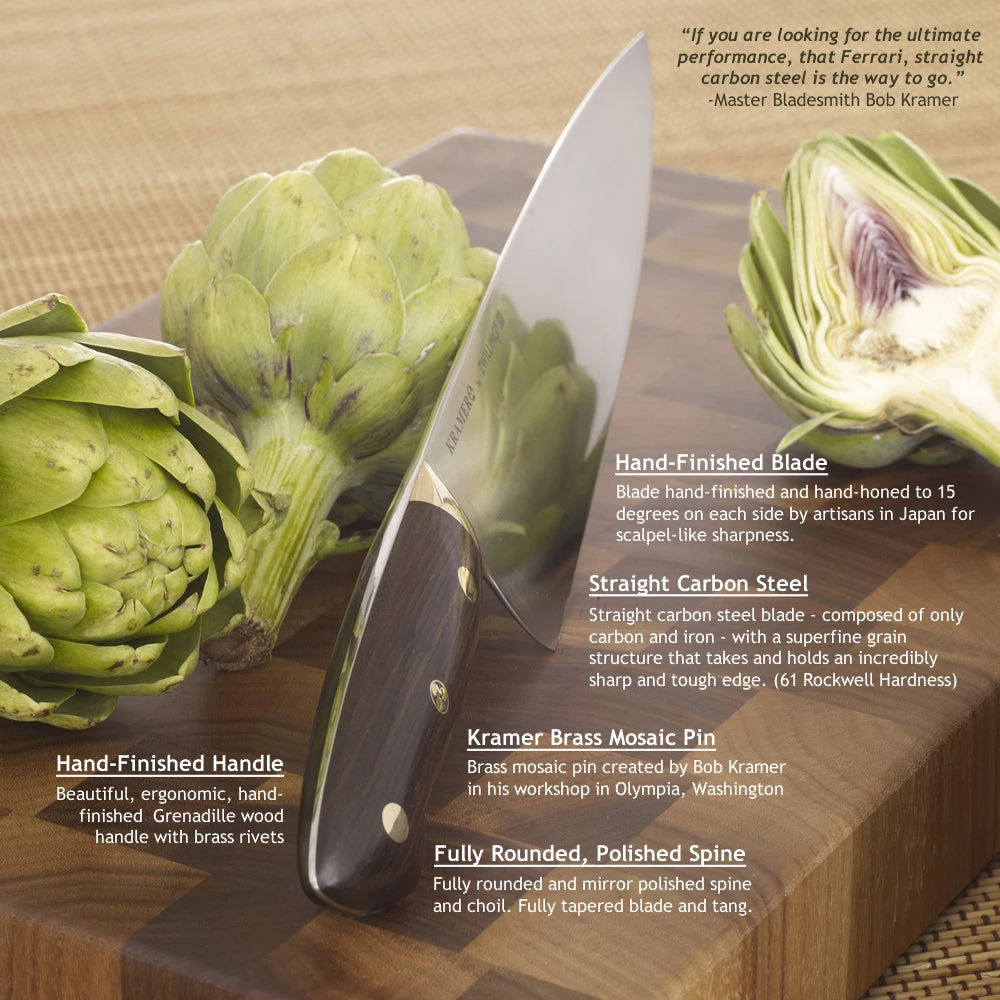 Kramer 3.5" Carbon Steel Paring Knife By Zwilling - Image 4